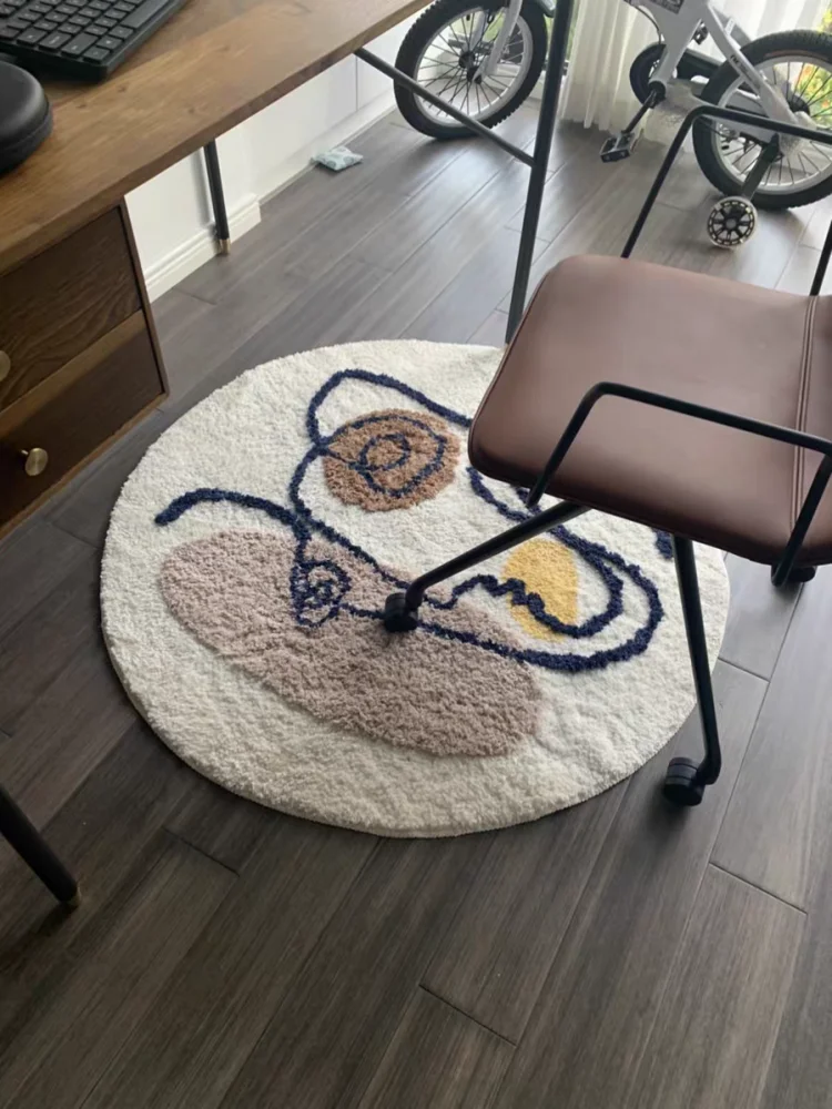 Художественный коврик с узором в стиле пост модерн домашний декоративный