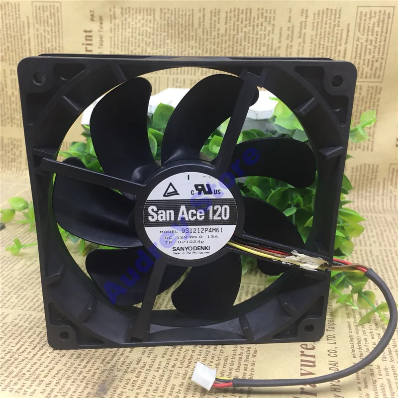 

Оригинальный SANYO 9S 9S1212P4M61 12V 0.13A (12 см); 12025 4-проводной бесшумный вентилятор охлаждения двойной шариковый подшипник воздушного нагнетателя