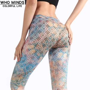 Леггинсы женские, с высокой талией, антицеллюлитные, эластичные, пуш-ап