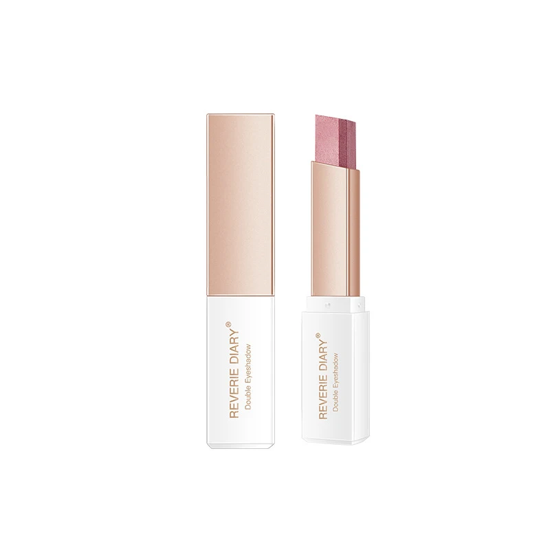 

Lazy Double Color Makeup Tool Diagonal Cutting Technology Gradient Eyeshadow Applicator Waterproof Sweat-proof Cosmetics TSLM1