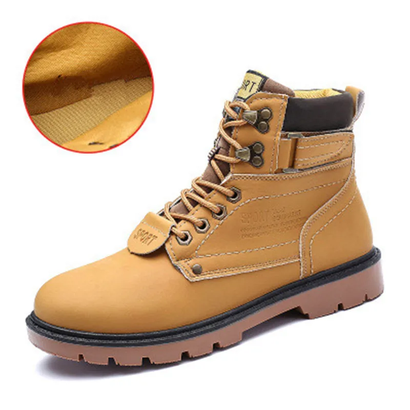 Мужские кожаные ботинки на шнуровке черные или коричневые ботильоны прочной