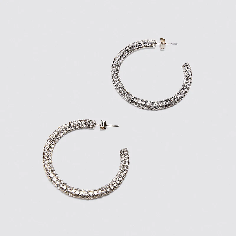 JURAN ZA, новая мода, геометрические висячие серьги с кристаллами,, Boho, ручной работы, висячие серьги для женщин, ювелирное изделие, подарок