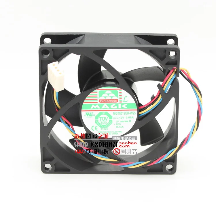Абсолютно Новый MGT8012UR W25 8025 0.66A 8 см от ветра 12в источник электропитания Chassis