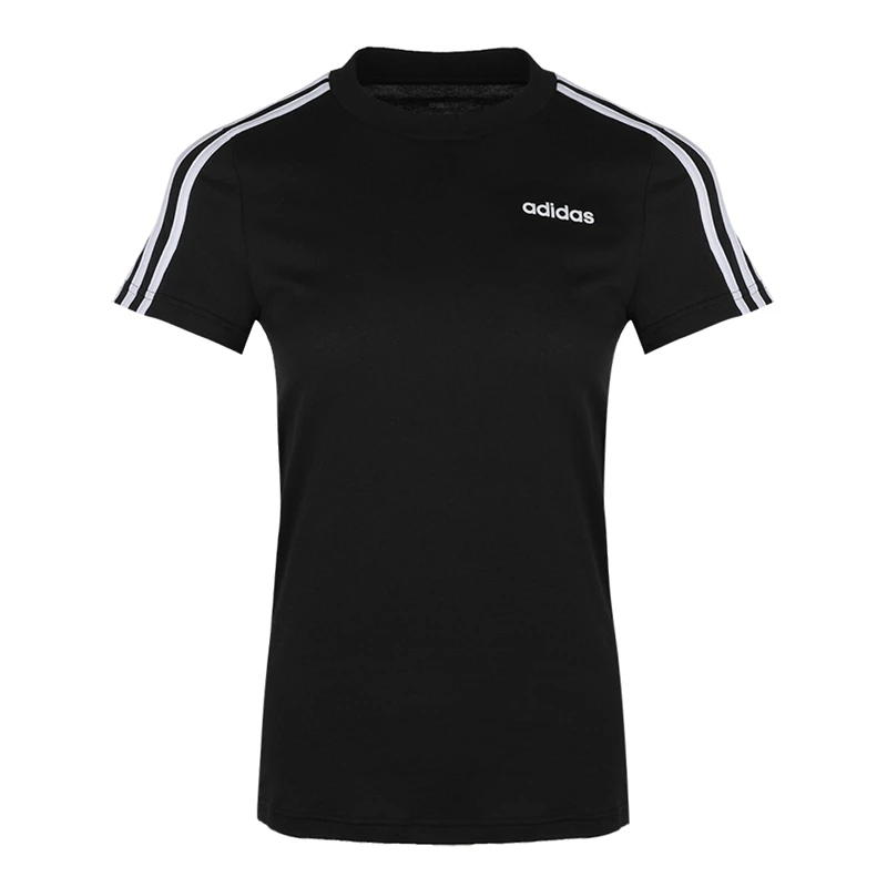 Новое поступление Adidas W E 3S футболка зауженного кроя Для женщин футболки с коротким рукавом спортивный костюм
