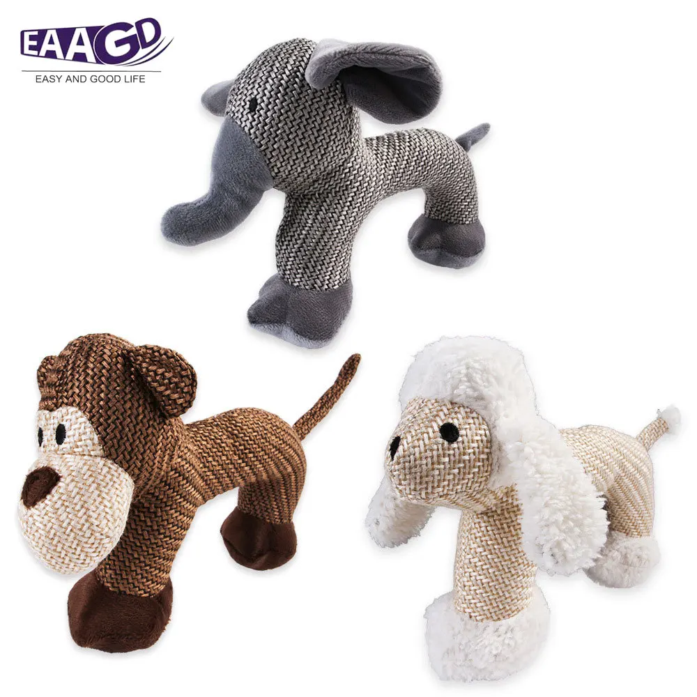 1 шт. эхолот игрушка плюшевая щенок кошка собака жевательная подарок животные для