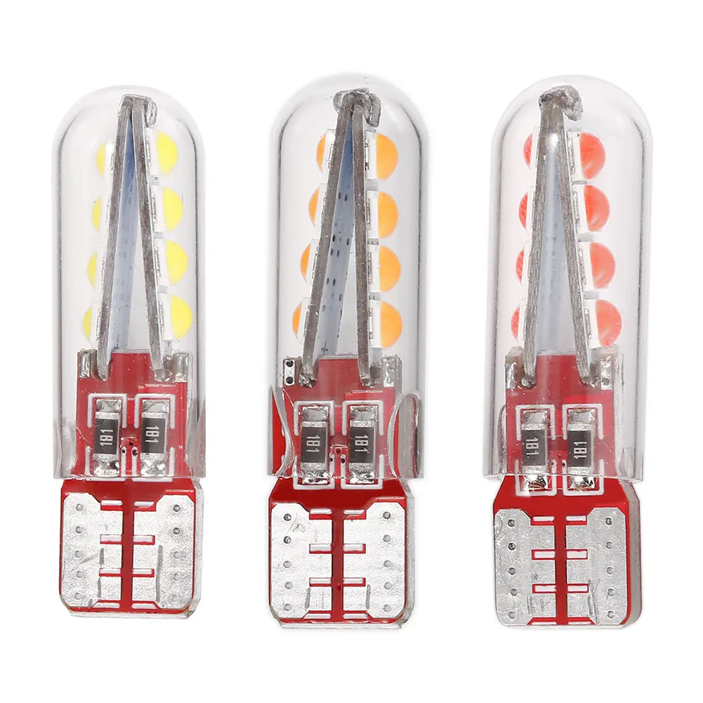 

LED Car Bulb T10 3030 8-SMD Auto Interior Map Reading License Plate Clearance Light Bulb Bright Car License Plate Light Bulbs