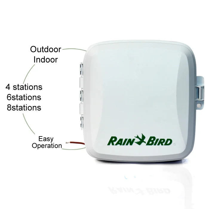 

rain bird controller timer for valve ESP RZX outdoor 8 stations zones