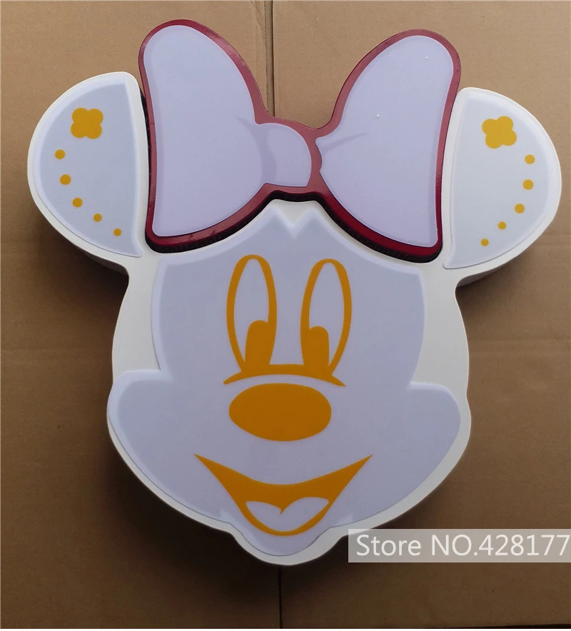 Милый милый детский потолочный светильник для детской комнаты с изображением мультяшного животного Микки Мауса для мальчиков и девочек, светильник для детской комнаты, светодиодный потолочный светильник ing