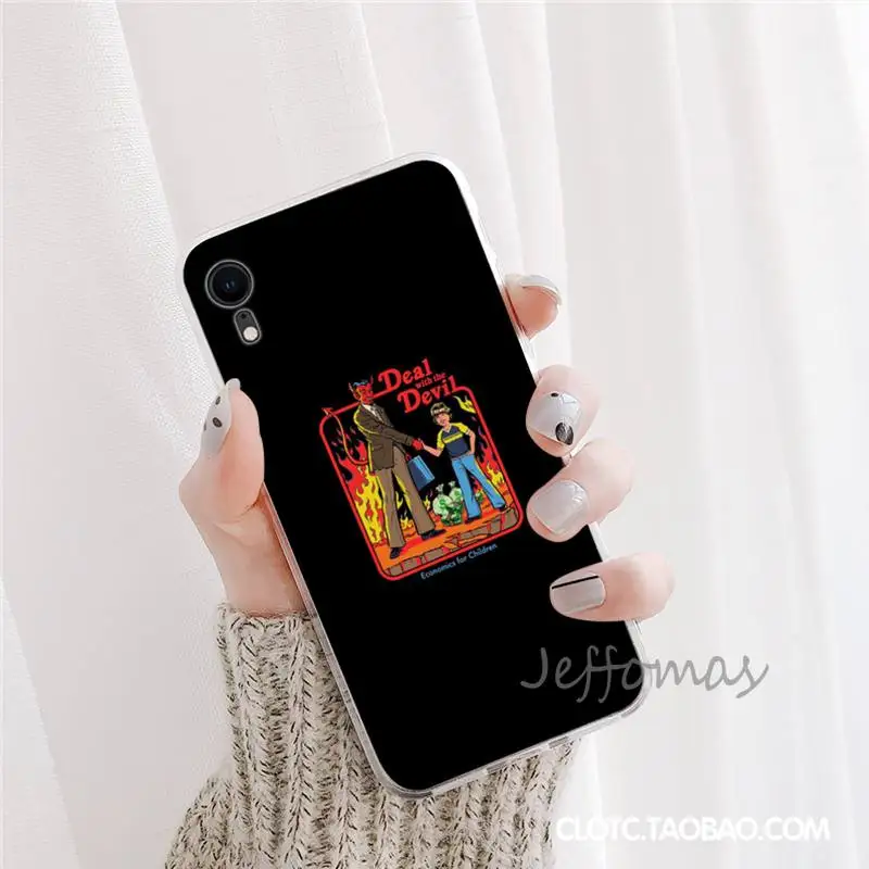 

Funny Halloween Satan Lets Sacrifice Phone Case For iphone 12 5 5s 5c se 6 6s 7 8 plus x xs xr 11 pro max mini