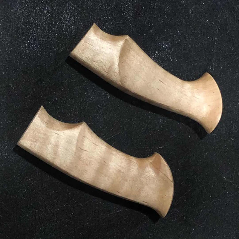 Bricolage manche de couteau bois naturel d'ébéne noir octogonal