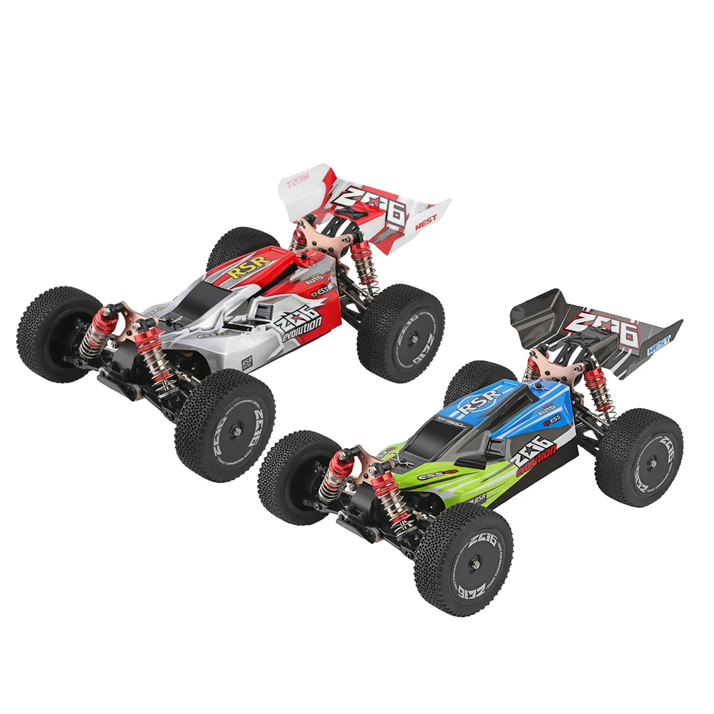 

WLtoys 1/14 144001 RTR 2,4 ГГц Радиоуправляемый автомобиль, гоночный автомобиль 4WD, Металлическое шасси, гидравлический амортизатор, игрушечный внедор...