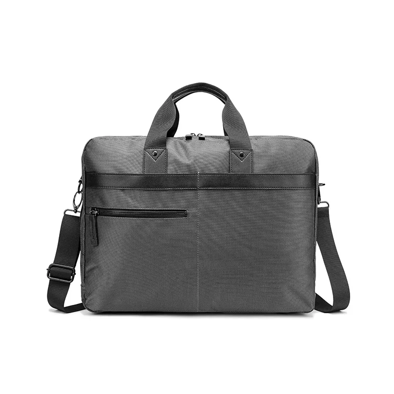 Men Black Briefcase Business Handbag Messenger Bags Male Vintage Shoulder Crossbody Bag Waterproof Men's Large 15.6“ Laptop Bags