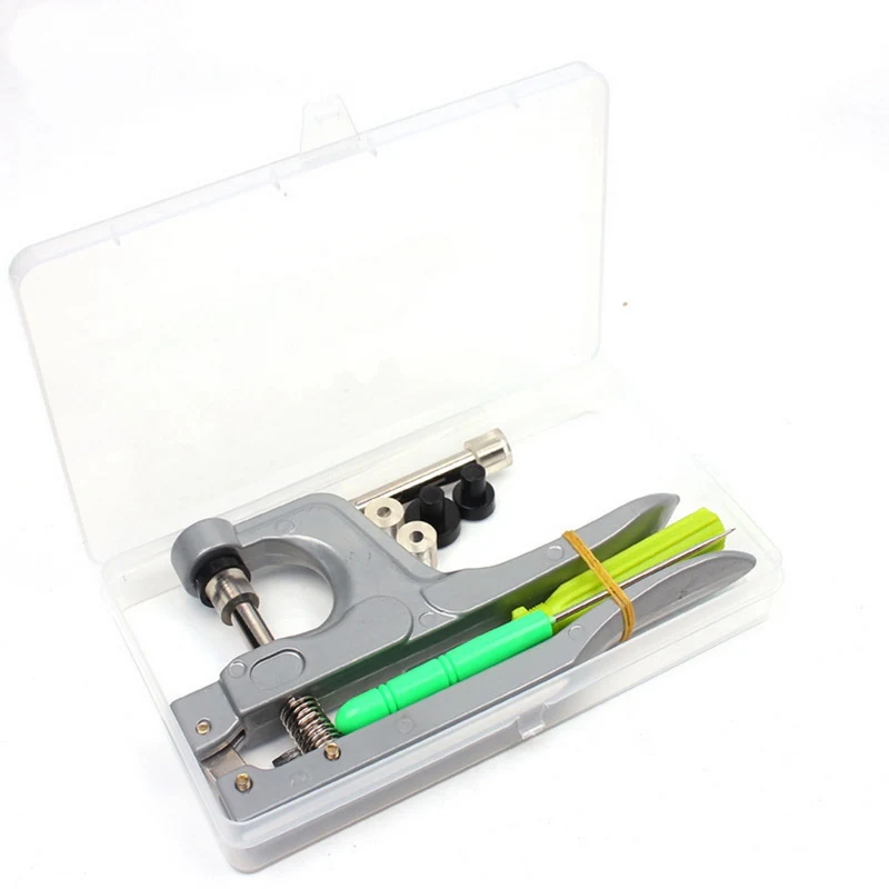 Полимерные пуговицы с инструментом плоскогубцы для одежды рукоделие швейная