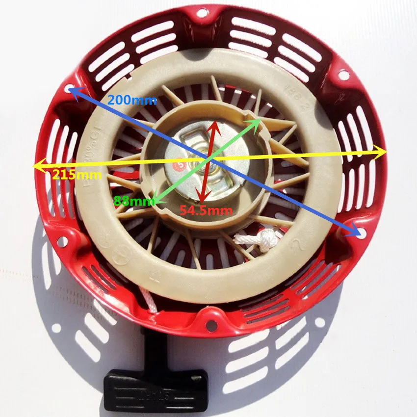 Стартер GX390 с отдачей в сборе крышка стартера 188F для двигателя бензинового