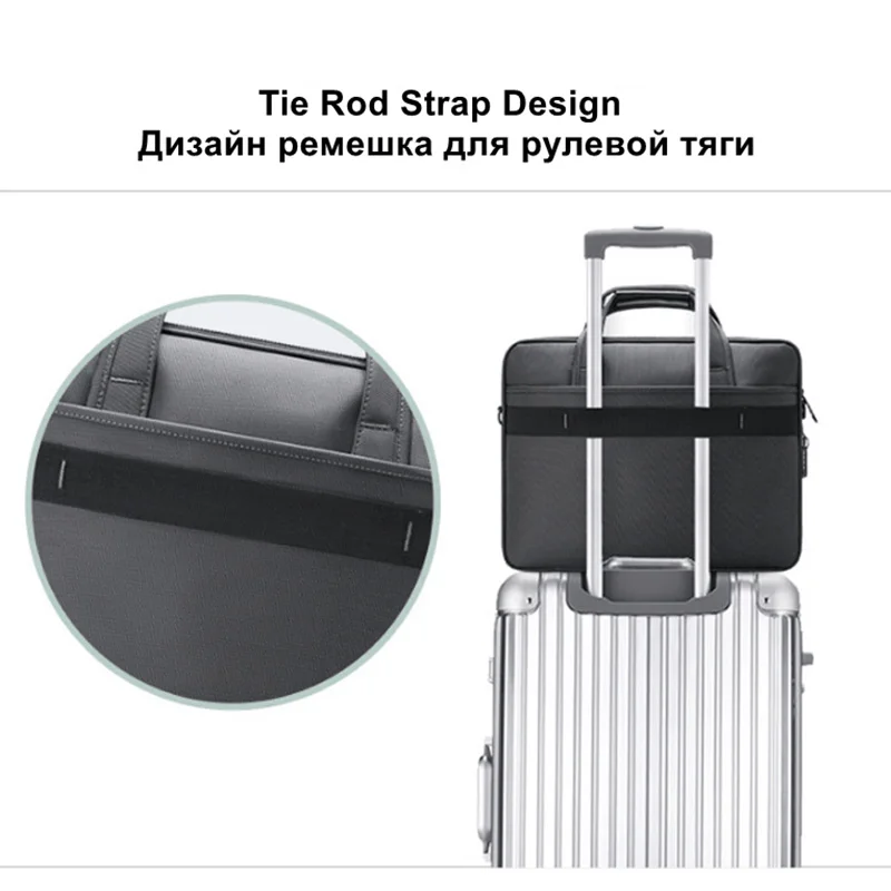 OYIXINGER Men Briefcase High Quality Oxford Cloth Briefcase For 15 inch Laptop Male Business A4 Document Bag Waterproof Handbag