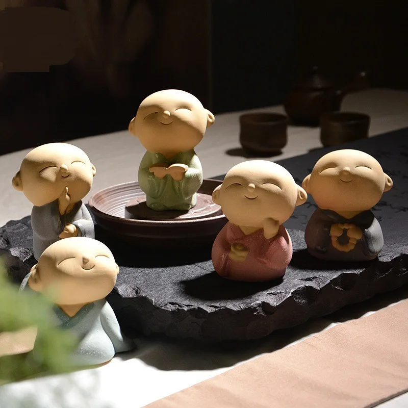 Чайные украшения с фиолетовым песком чайные ручной набор для чая чайный кунг-фу