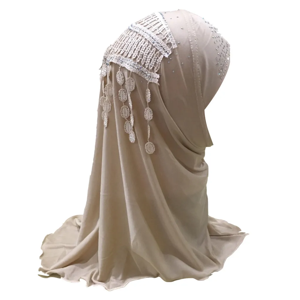 Шапка-шарф Детская зимняя однотонная с блестками | одежда и обувь