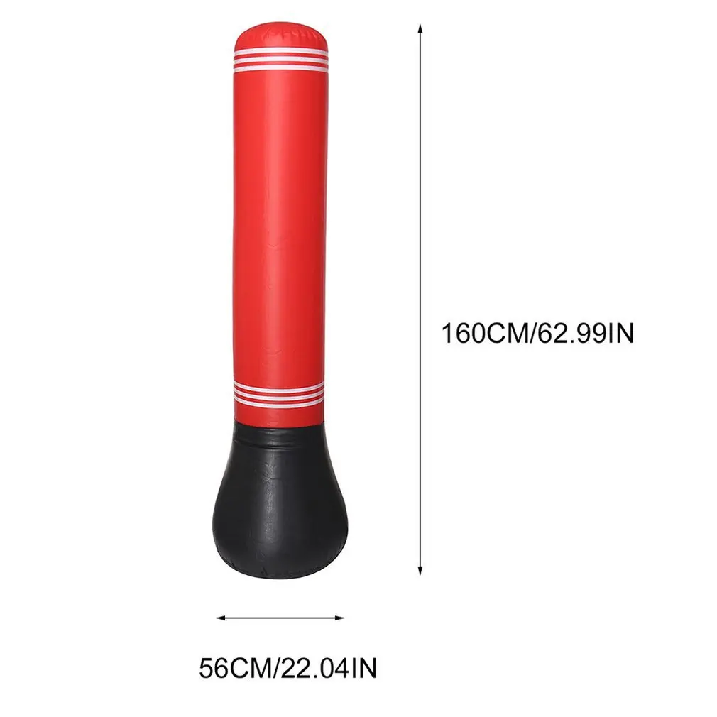 

160x56cm Inflatable Tumbler Boxing Column Durable Practical And Convenient Football Training Gas Wall Obstacle