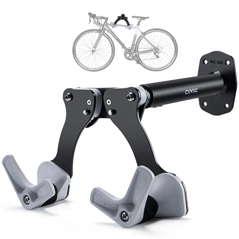 

Bicycle Wall Hanger Bike Hook Holder Adjustable Trailer Frame Bike Storage Rack For Indoor Space-saving Cycling Accessory