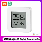 Цифровой Bluetooth-термометр XIAOMI Mijia, беспроводной смарт-термометр 2 с гигрометром и датчиком влажности