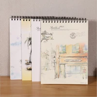portable a4 artist sketch paper hand painting 40 pages coil sketch book drawing paper for art supplies