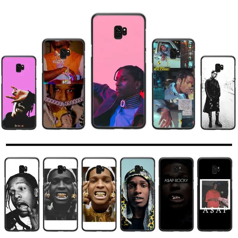 Чехол для телефона ASAP Rocky Rapper cool bad guy черный чехол Samsung S6 S7 edge S8 S9 S10 e plus A10 A50 A70 note8 J7