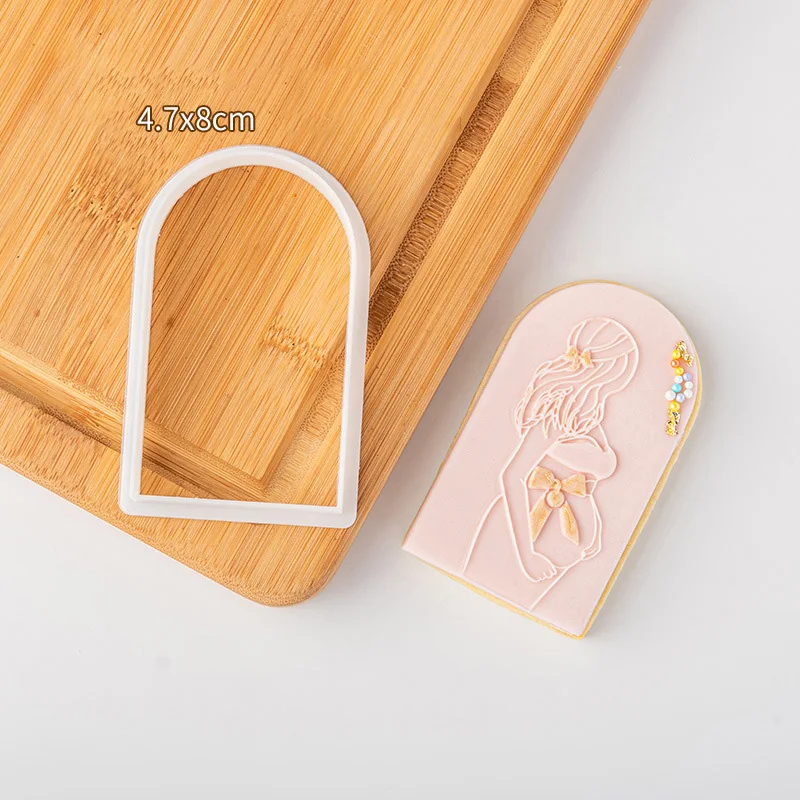 

Embossed Cake Mold Acrylic Baby Birthday Press Stamp Embosser Cutter Fondant Sugar Craft Cake Decoration Tools DIY Baking Mold