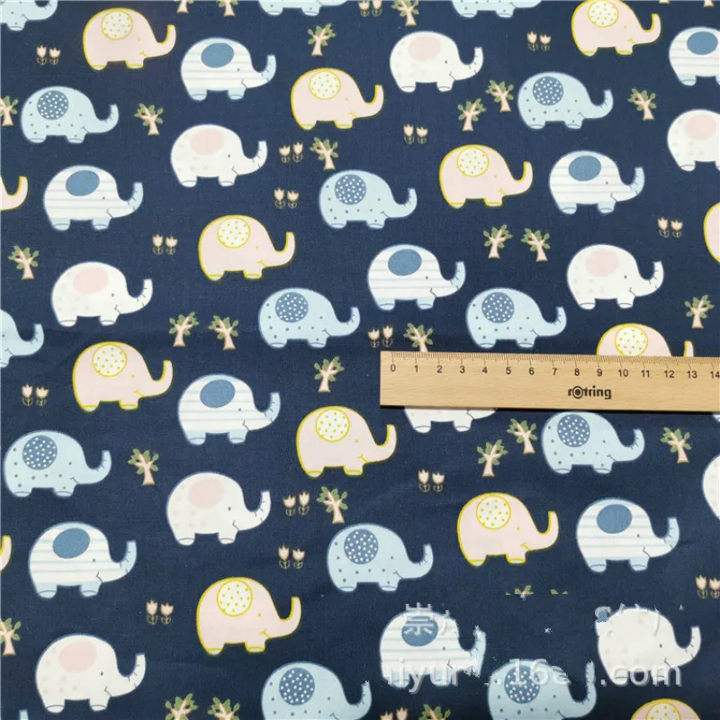 Dog Printed Baby Cotton Quilting Fabric by half meter for DIY Sewing Bed Sheet making cotton fabric | Дом и сад