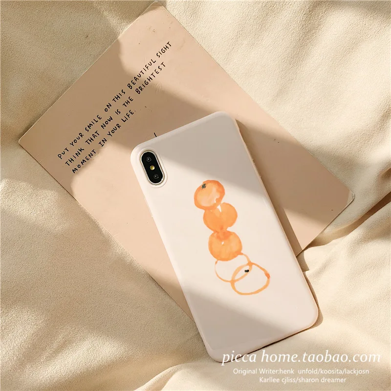 Мягкий чехол mgранг для iphone xr из ТПУ Apple Phone картина маслом стиль оранжевый X XsMAX 8plus