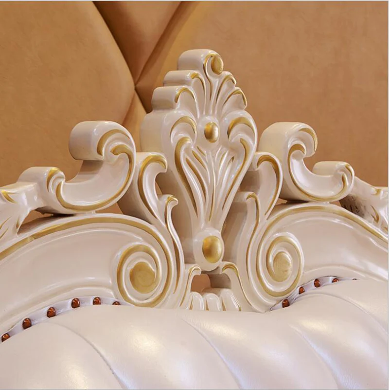 Высококачественный европейский античный диван для гостиной комплект мебели из