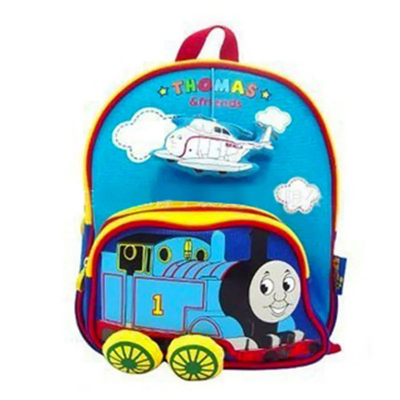 

Thomas and Friends Children Backpack Cartoon Boy Bag Thomas School Bag Kindergarten Travel Backpack Building Blocks Storage