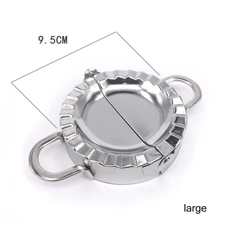 Dumpling mold large Простые DIY формы для пельменей, слайсер для пельменей, бытовые инструменты для приготовления пельменей из нержавеющей стали, кухонные инструменты для приготовления пельменей - Цвет: Dumpling mold large