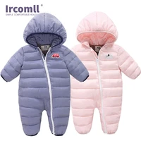 ircomll 2020 newborn baby winter jumpsuit overalls boy girl winter clothes autumn winter coat warm romper 3m 24m