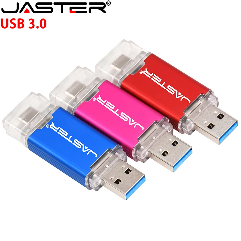 JASTER USB 3,0 type C флеш-карта памяти 16 ГБ 32 ГБ Флешка 4G 8 Гб 64 Гб 128 ГБ USB флеш-накопитель для компьютера/интерфейс type C