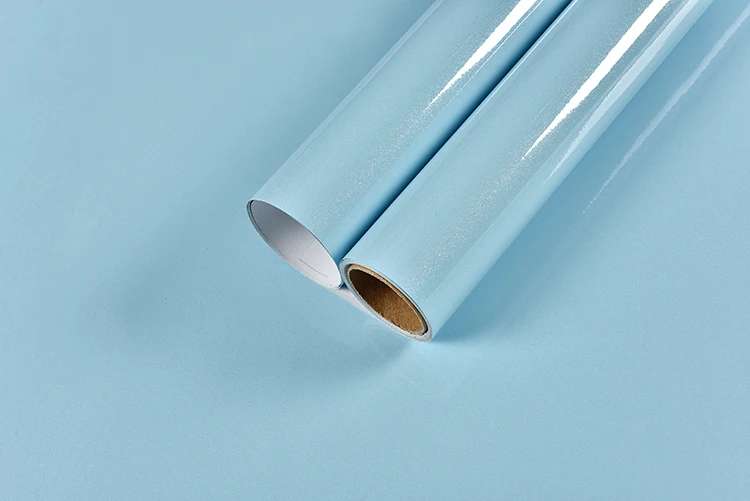 

Pearlescent Blue Squares Waterproof Fireproof And Antifouling DIY Wallpaper Adhesive Furniture Renovation Wall Sticker