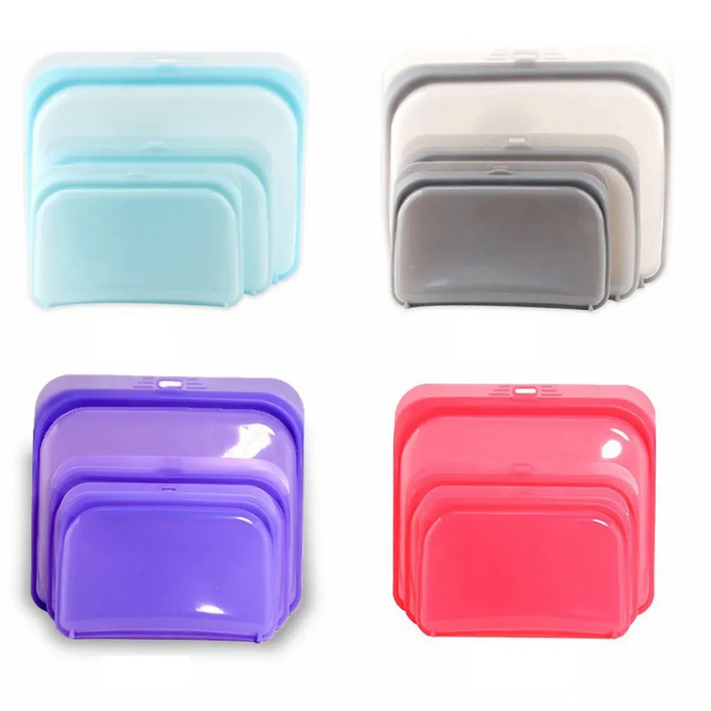 

Silicone Material Fresh-keeping Bag For Kitchen Refrigerator Fruit Vegetable Food Storage Bag Sealed Bag