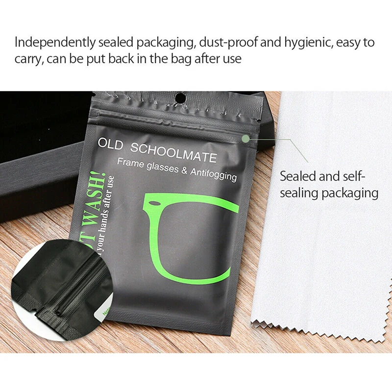 

1/5Pcs Anti Fog Wipes for Glasses Reusable Suede Defogger Cloth for Eyeglasses JHP-Best