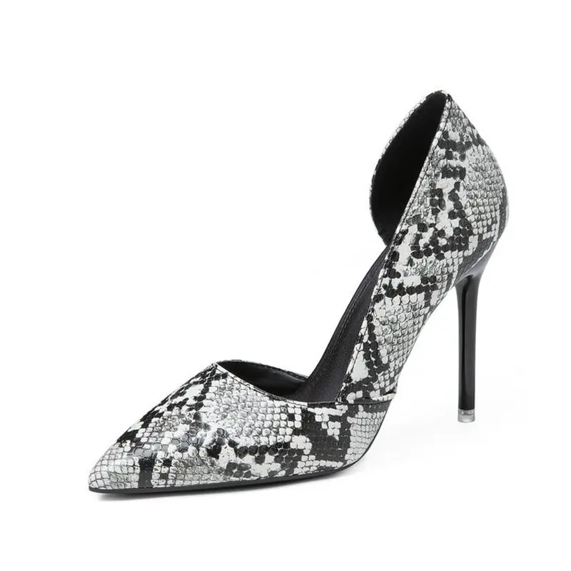 

Sexy Ladies Shallow 9cm High Heels Pumps Serpentine Sexy Ladies High-heeled Pumps Dress Fashion Women Shoes
