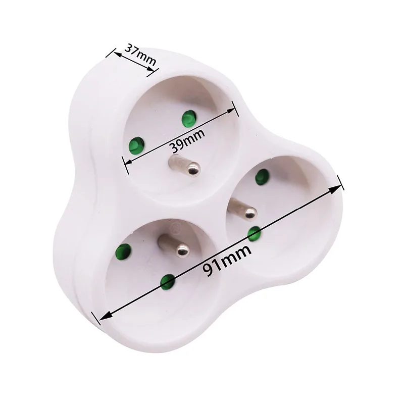 1 шт Французский Стандартный Мощность адаптер французская розетка с