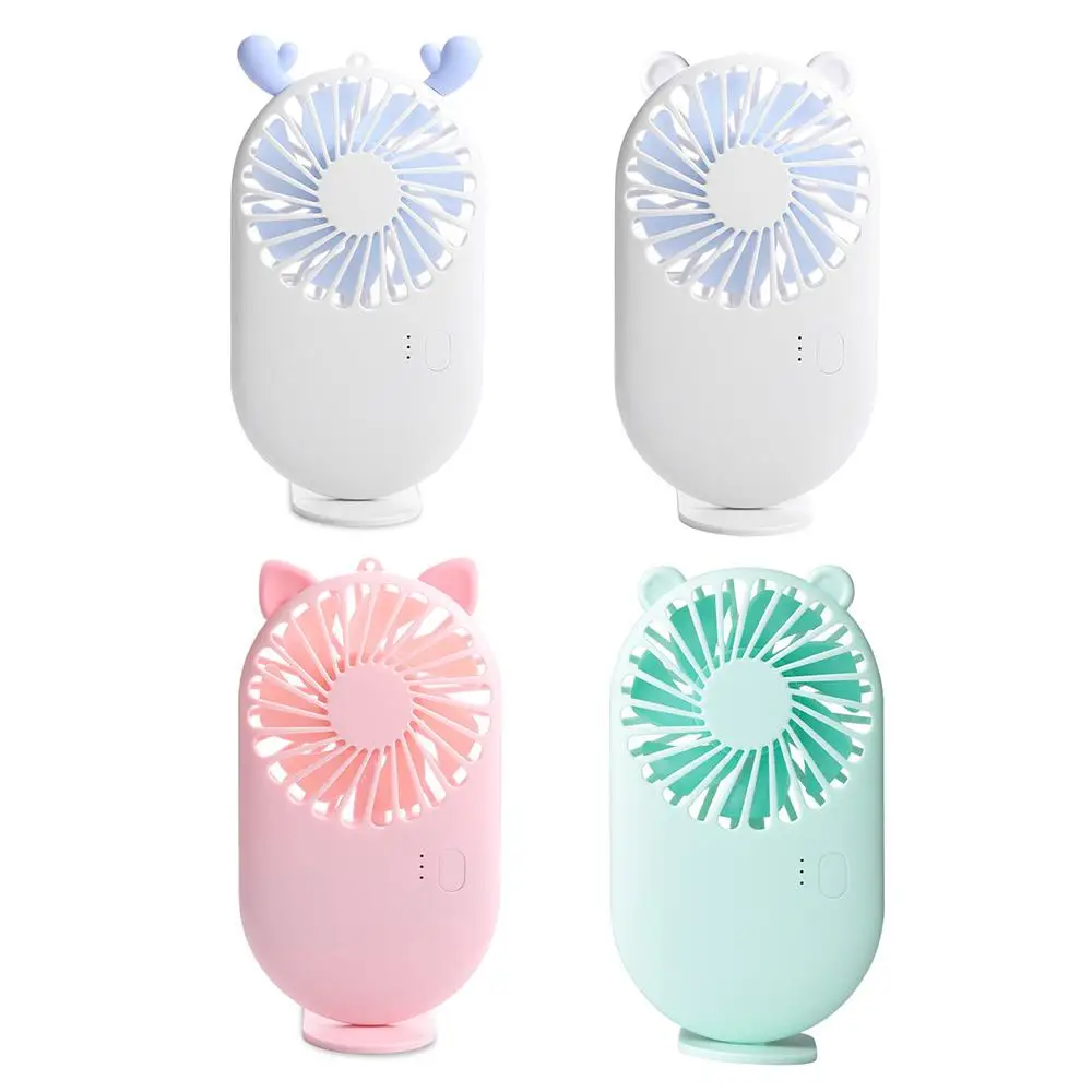 

Cute Pocket Fan Usb Rechargeable Cartoon Mini Handheld Fan Student Outdoors Portable Small Fan Mini Air Cooler Ventilador 2020