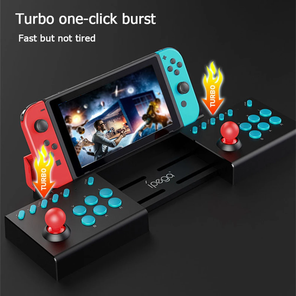 

Ipega двойной игровой контроллер турбо-игры Rocker электронные машины Acces для Nintendo Switch/Switch Lite Type-C консоль джойстик