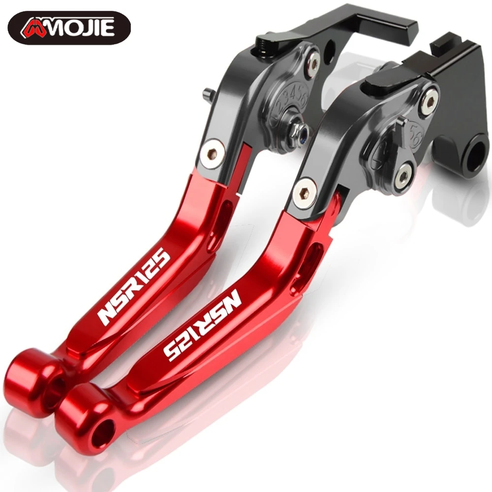

Motorcycle Accessories handbrake Folding Extendable CNC Moto Adjustable Clutch Brake Levers For HONDA NSR125 1988 1989 1990
