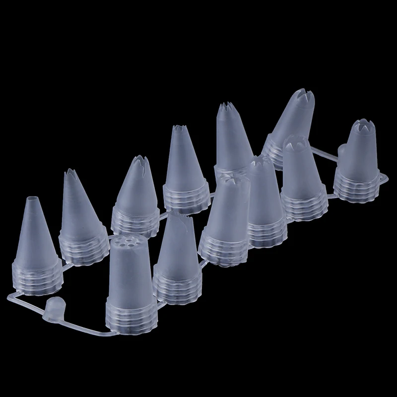 

12 Pcs/Set Flower Shape Nozzle Tips Cake Decorating Tools Flower Icing Cake Baking Pastry Tool