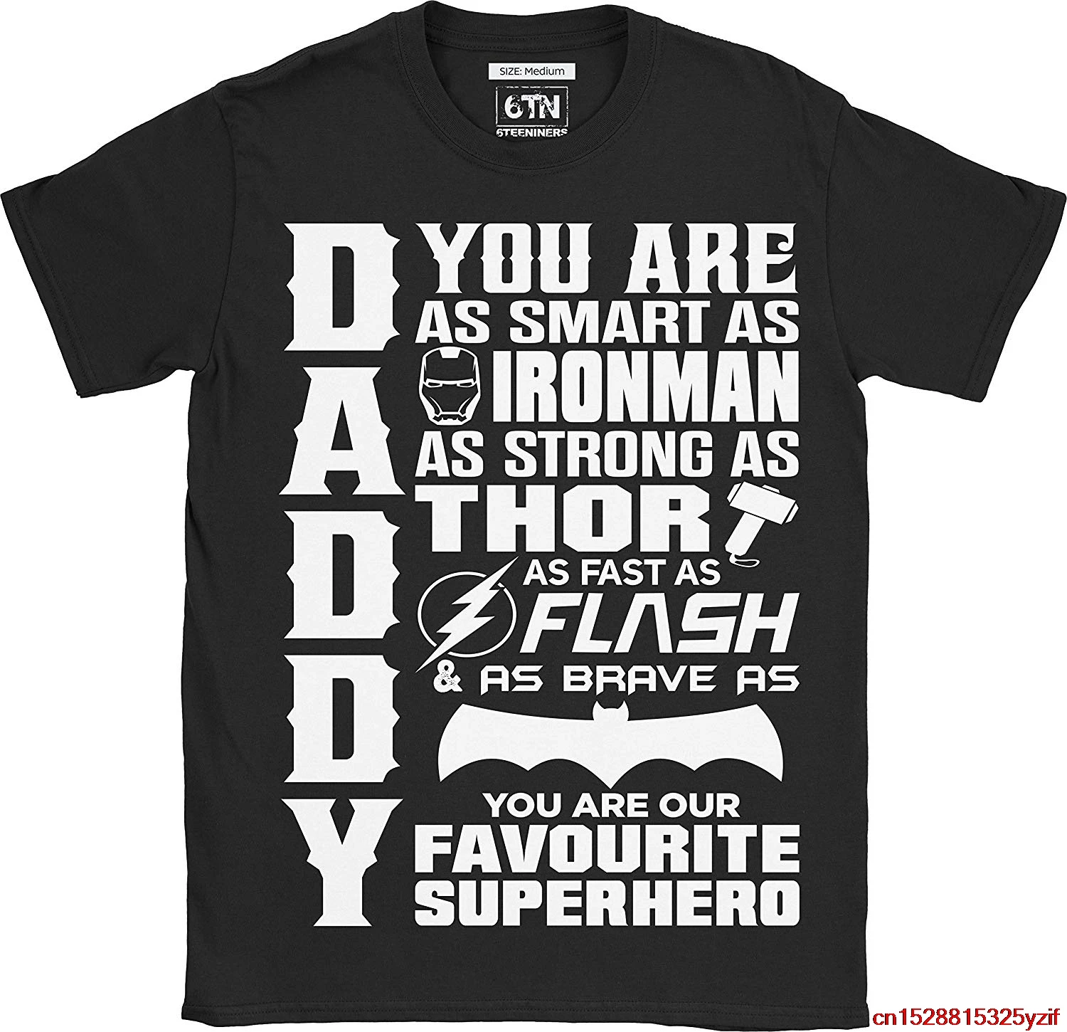 TSDFC Мужская s Daddy супергерой футболка унисекс wo |