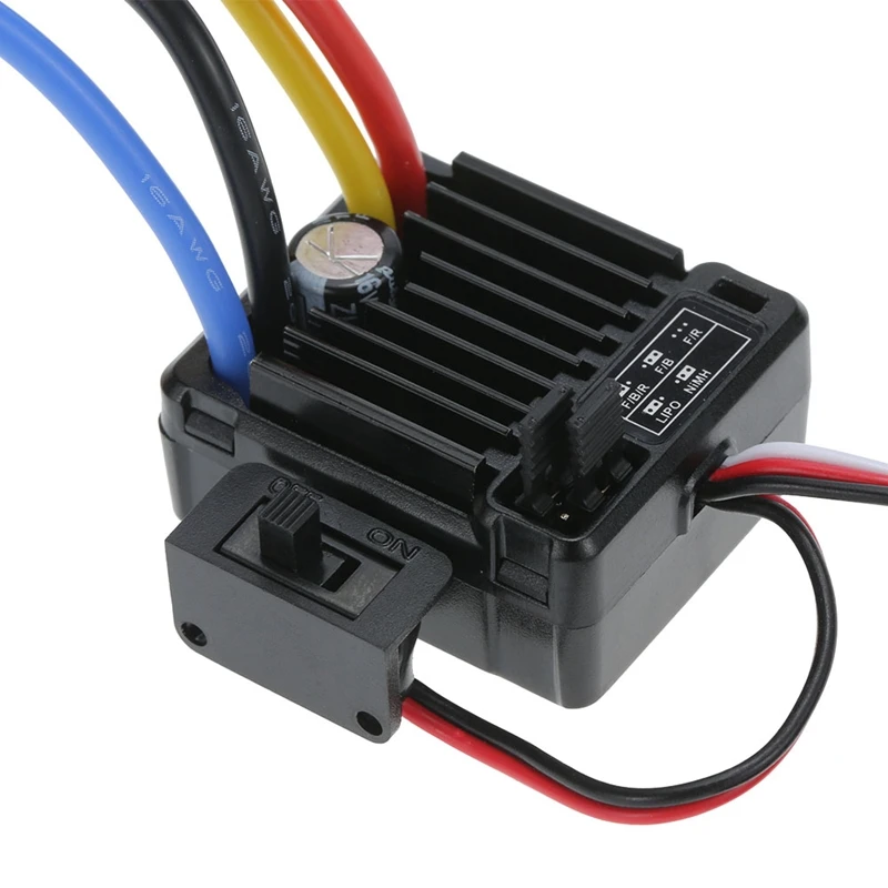 WP 1060 RTR Waterproof 2S 3S 60A Brushed ESC для 1/10 Tamiya Traxxas Redcat HPI RC Car Parts|Детали и аксессуары| |