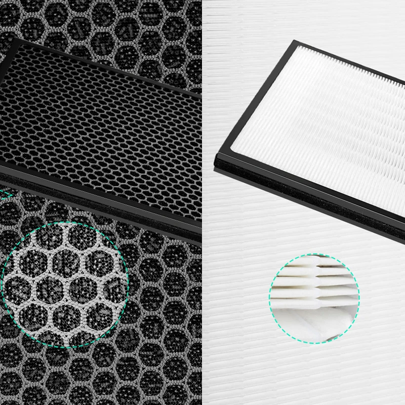 Sharp Air Purifier Filter KC-A50JW KC-A51R-W KC-A50EUW Replacement Hepa Carbon Humidification FZ-A51HFR FZ-A51DFR | Бытовая техника