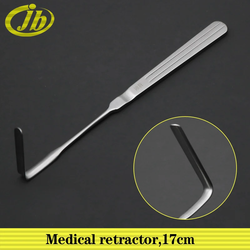 Medical retractor l-form used in surgery stainless steel 17cm surgical operating instrument cosmetic plastic surgery