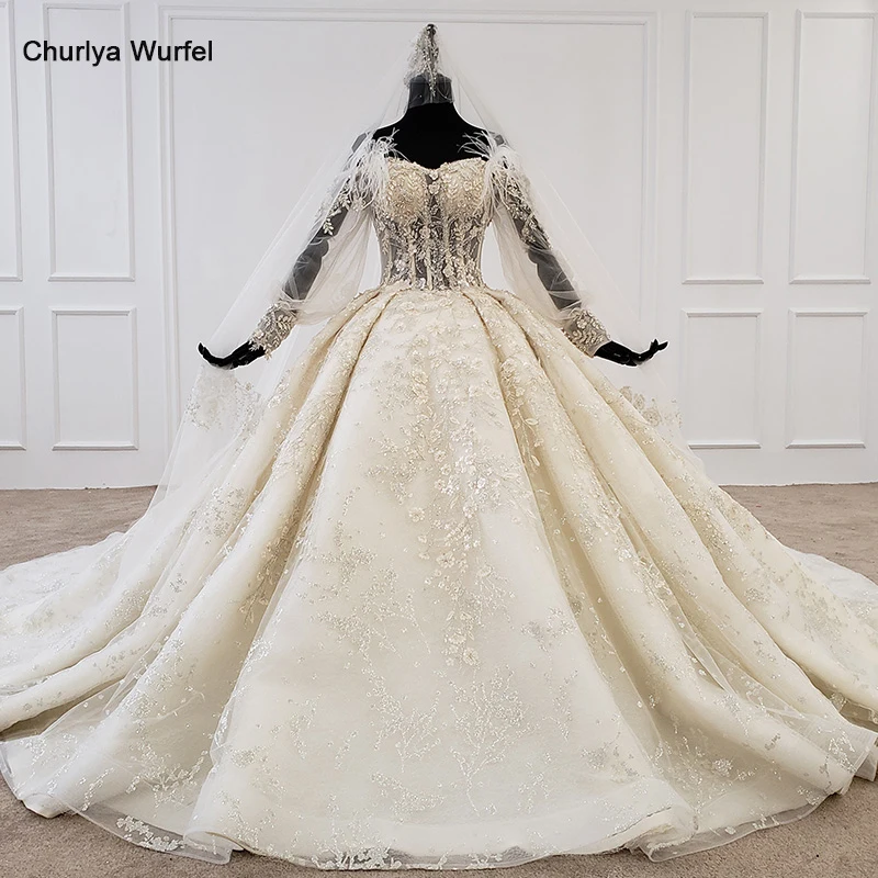 HTL1168 свадебное платье 2020 кружево с открытыми плечами аппликация бисера кристалл