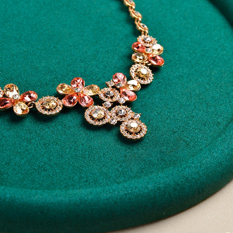 Oirlv Diameter 25 cm Circl Microfiber Necklace Display Trays Customized Jewelry Shop Organizer Pallet