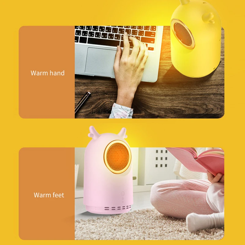 2021 мультяшный обогреватель вентилятора для студенческого общежития ванной